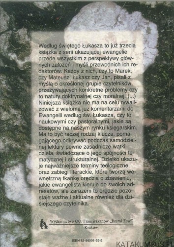 Według świętego Łukasza. PIOTR ROMAN GRYZIEC