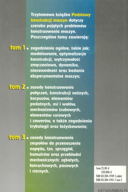 Podstawy konstrukcji maszyn tom 2. PRACA ZBIOROWA