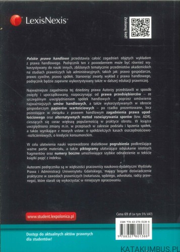 Polskie prawo handlowe. PRACA ZBIOROWA