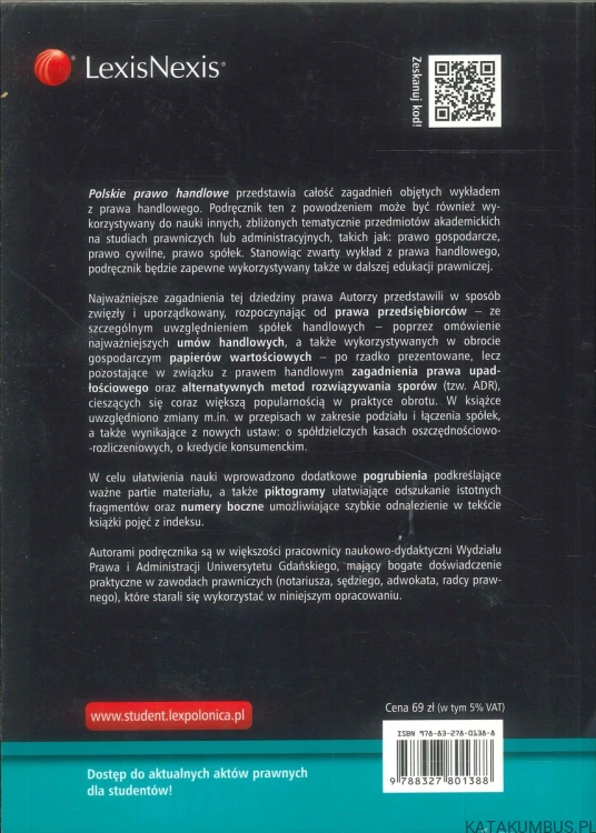 Polskie prawo handlowe. PRACA ZBIOROWA