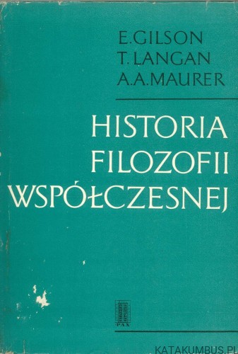 Historia filozofii współczesnej. PRACA ZBIOROWA