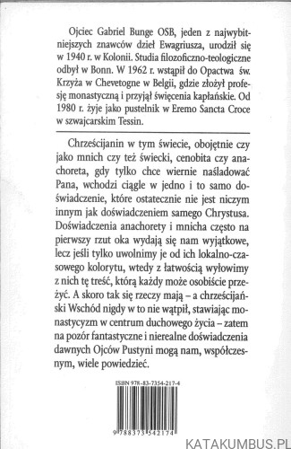 Acedia duchowa depresja. GABRIEL BUNGE