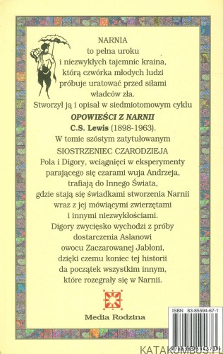 Siostrzeniec czarodzieja. C.S. LEWIS