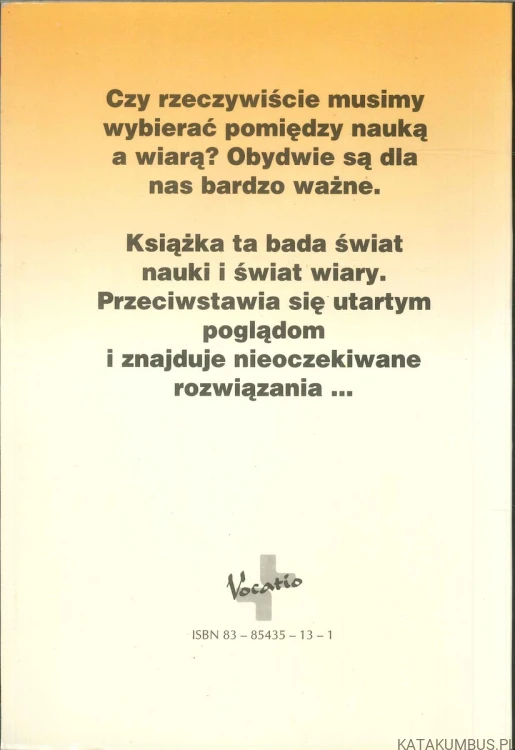 Nauka a wiara. MICHAEL POOLE