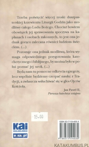 Jutrznia. Poranna modlitwa Kościoła. Pierwszy tydzień. JAN PAWEŁ II