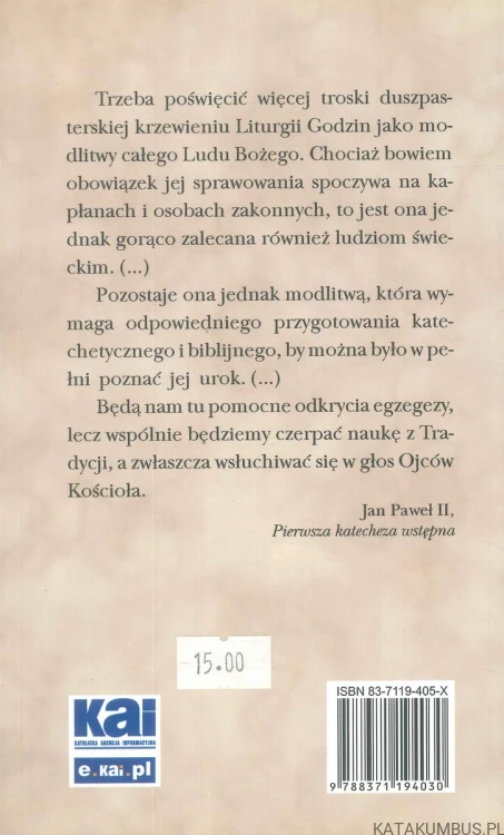 Jutrznia. Poranna modlitwa Kościoła. Pierwszy tydzień. JAN PAWEŁ II