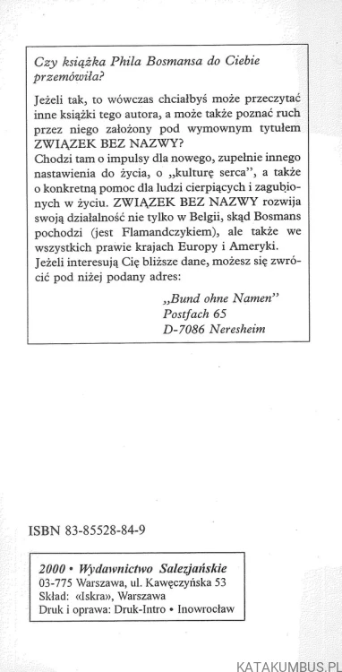 Człowieku lubię cię. PHIL BOSMANS