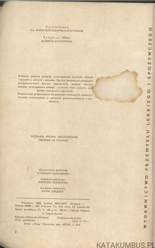 Surówki i sałatki. Z. ZAWISTOWSKA