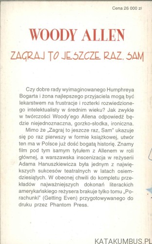 Zagraj to jeszcze raz, Sam. WOODY ALLEN