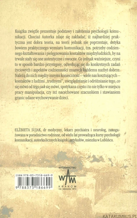 ABC psychologii komunikacji. ELŻBIETA SUJAK