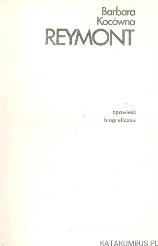 Reymont. BARBARA KOCÓWNA