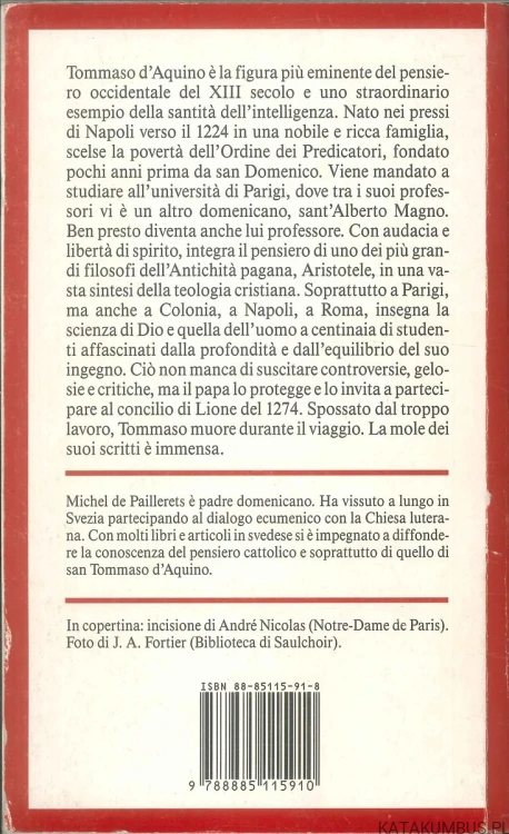 Tommaso d'Aquino. MICHEL DE PAILLERETS