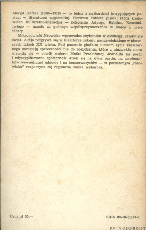 Mrowisko. MARGIT KAFFKA