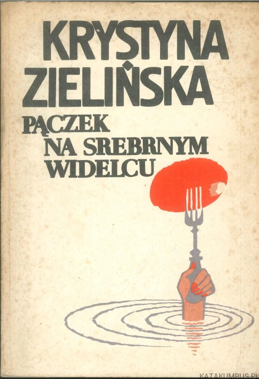 Pączek na srebrnym widelcu. KRYSTYNA ZIELIŃSKA