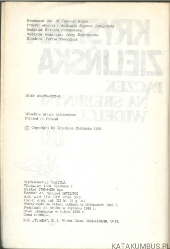 Pączek na srebrnym widelcu. KRYSTYNA ZIELIŃSKA