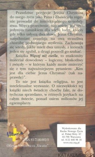 Więcej niż cieśla. JOSH MCDOWELL
