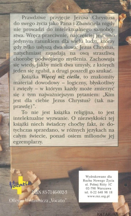 Więcej niż cieśla. JOSH MCDOWELL