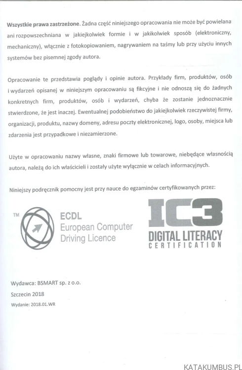 Podstawy obsługi komputera. PRACA ZBIOROWA