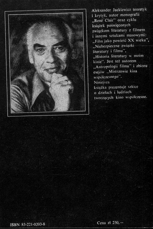 Moja filmoteka. Kino polskie. ALEKSANDER JACKIEWICZ