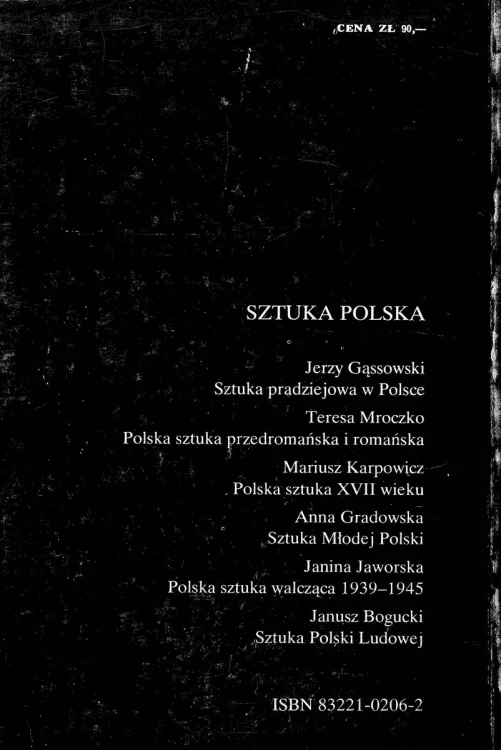 Polska sztuka gotycka. JANUSZ KĘBŁOWSKI