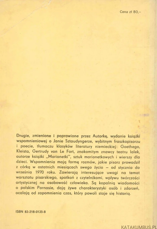 Chwalipięta, czyli rozmowy z Tatą. JAN SZTAUDYNGER, ANNA SZTAUDYNGER-KALISZEWICZ