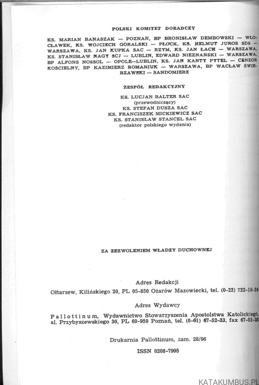 Communio. Międzynarodowy przegląd teologiczny nr 4 (94). PRACA ZBIOROWA
