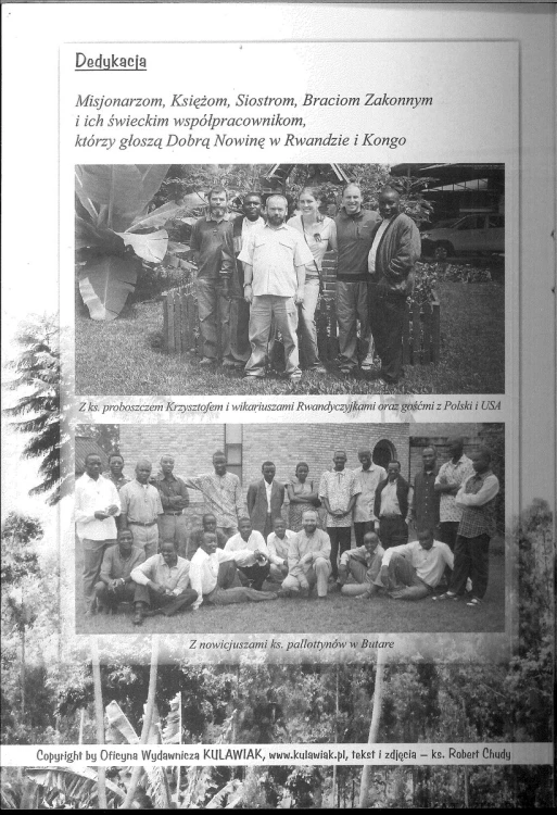 Muraho Rwanda. Afrykański dziennik księdza. KS. ROBERT CHUDY