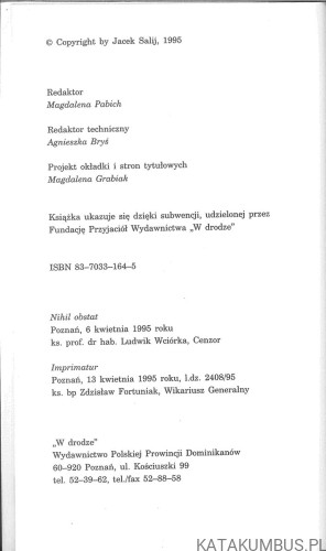 Eseje tomistyczne. JACEK SALIJ OP