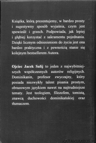 O spowiedzi. JACEK SALIJ OP