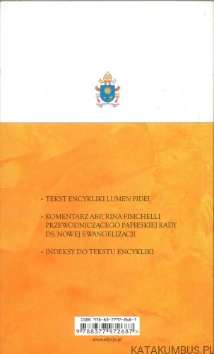 Encyklika Lumen Fidei. Światło wiary. FRANCISZEK