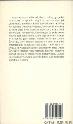 Modlitwa źródło życia. SALVATORE TUMINO
