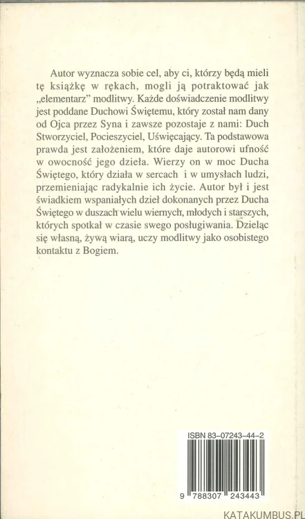 Modlitwa źródło życia. SALVATORE TUMINO