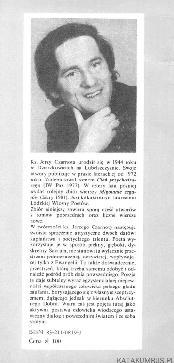 Horyzonty pionowe. JERZY CZARNOTA