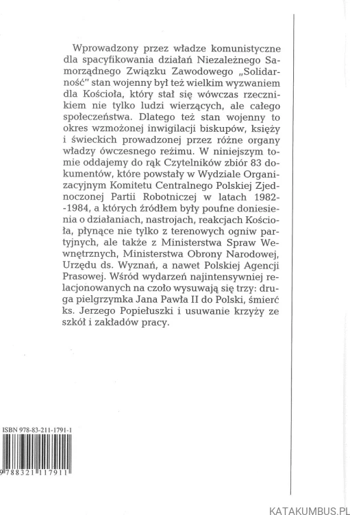 Kościół w stanie wojennym. PRACA ZBIOROWA