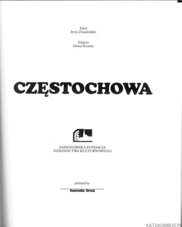 Częstochowa. PRACA ZBIOROWA