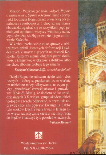 Czarne karty Kościoła. VITTORIO MESSORI