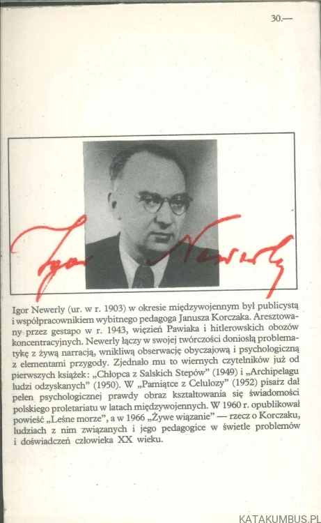 Pamiątka z celulozy. IGOR NEWERLY