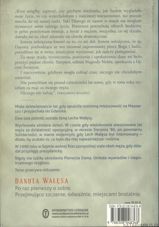 Marzenia i tajemnice. DANUTA WAŁĘSA