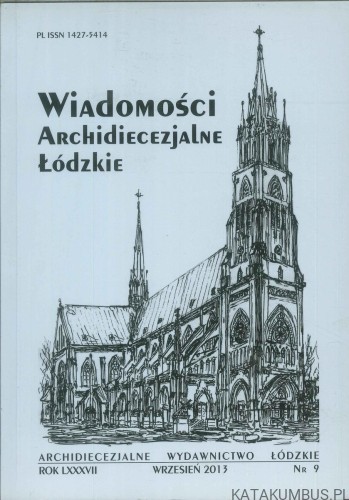 Wiadomości Archidiecezjalne Łódzkie. PRACA ZBIOROWA