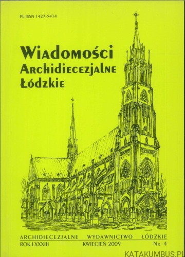 Wiadomości Archidiecezjalne Łódzkie. PRACA ZBIOROWA