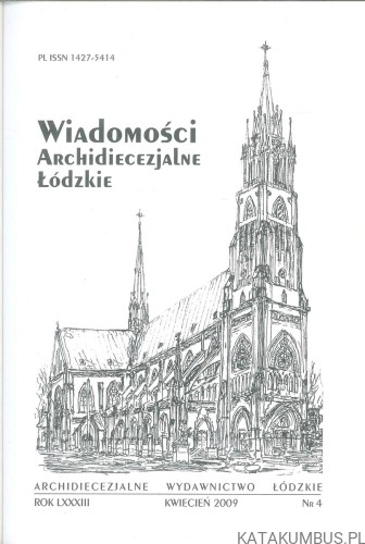 Wiadomości Archidiecezjalne Łódzkie. PRACA ZBIOROWA