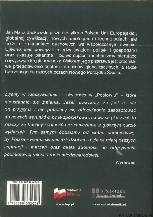 Polska w globalnej sieci. JAN MARIA JACKOWSKI