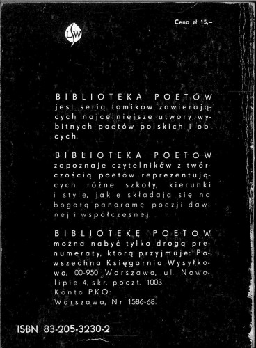 Naborowski. Poezje wybrane. NABOROWSKI DANIEL