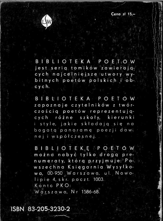 Naborowski. Poezje wybrane. NABOROWSKI DANIEL