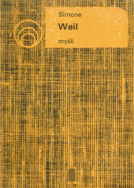 Myśli. SIMONE WEIL