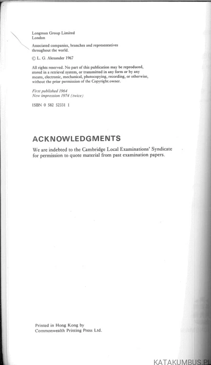 Developing skills. L. G. ALEXANDER