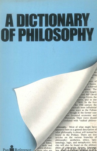 A dictionary of philosophy. PRACA ZBIOROWA