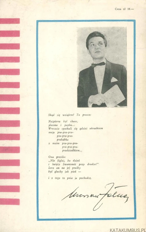 A nie mówiłem?. MARIAN ZAŁUCKI