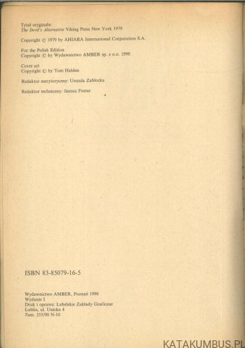 Diabelska alternatywa. FREDERICK FORSYTH