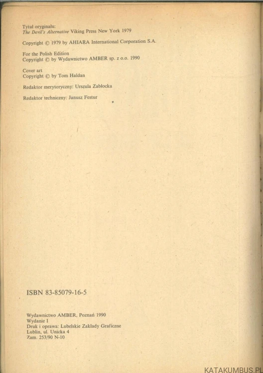 Diabelska alternatywa. FREDERICK FORSYTH
